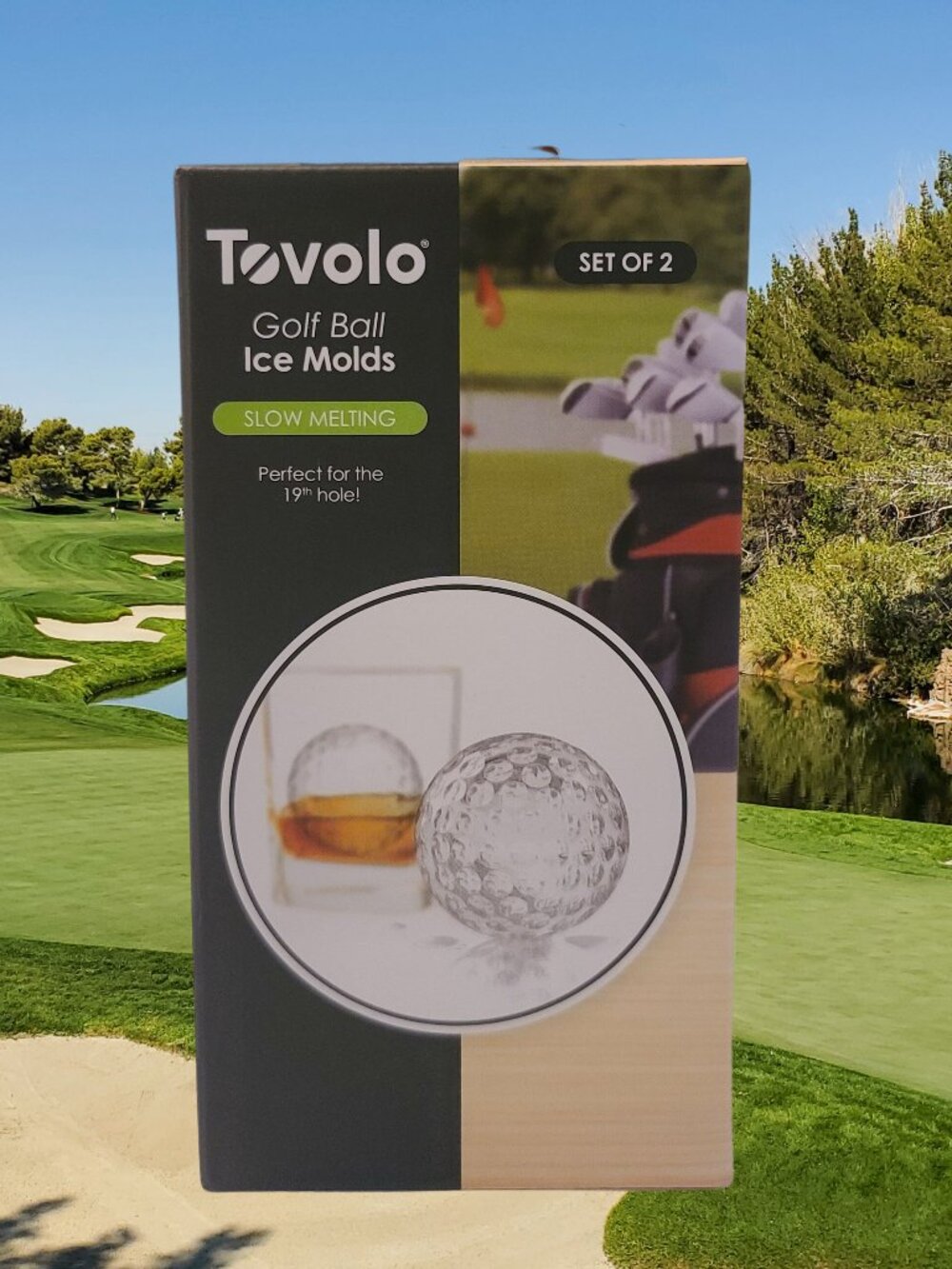 Tovolo Golf Bal Ice Molds, Two Sets of 2 - New In Box